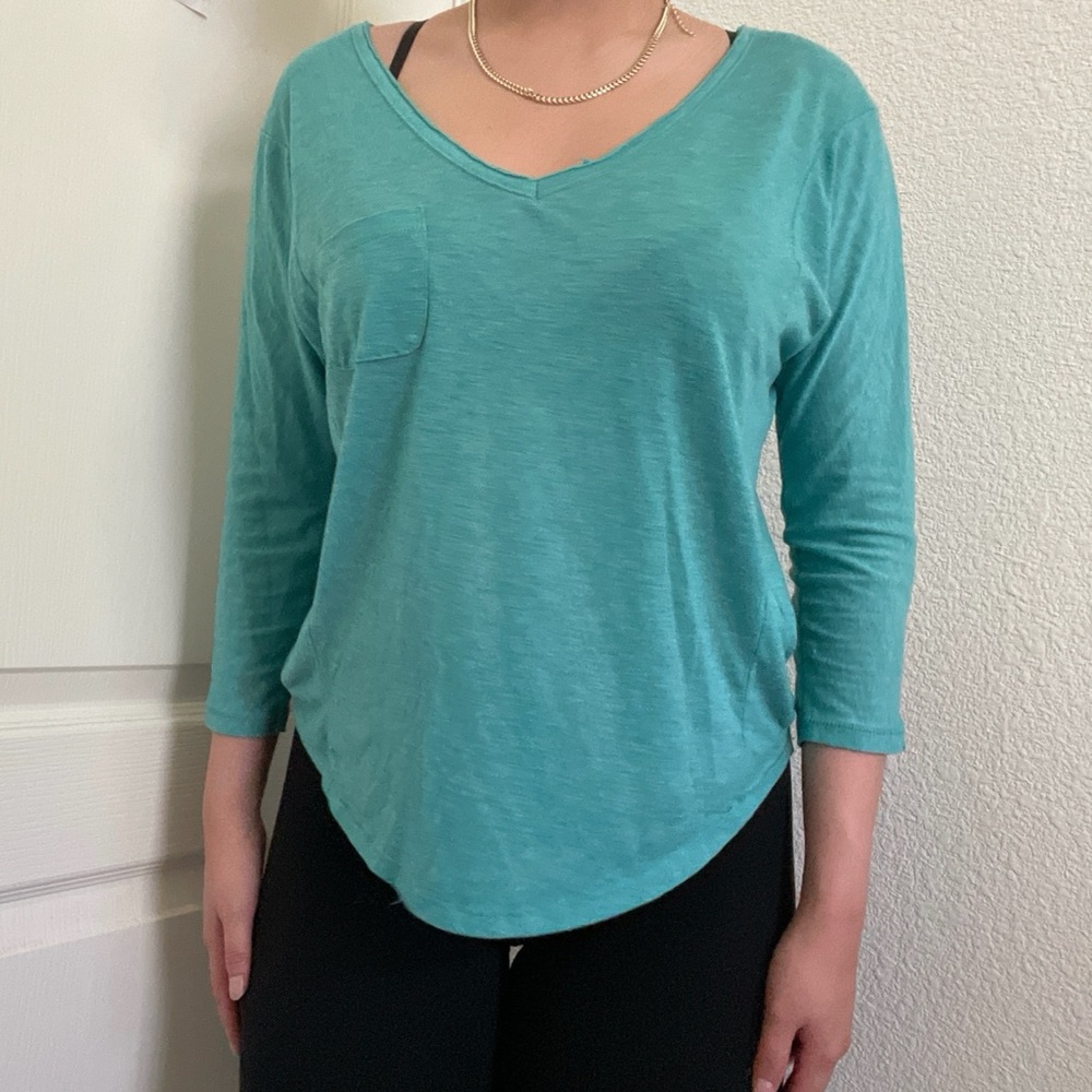 American Eagle Teal Longsleeve